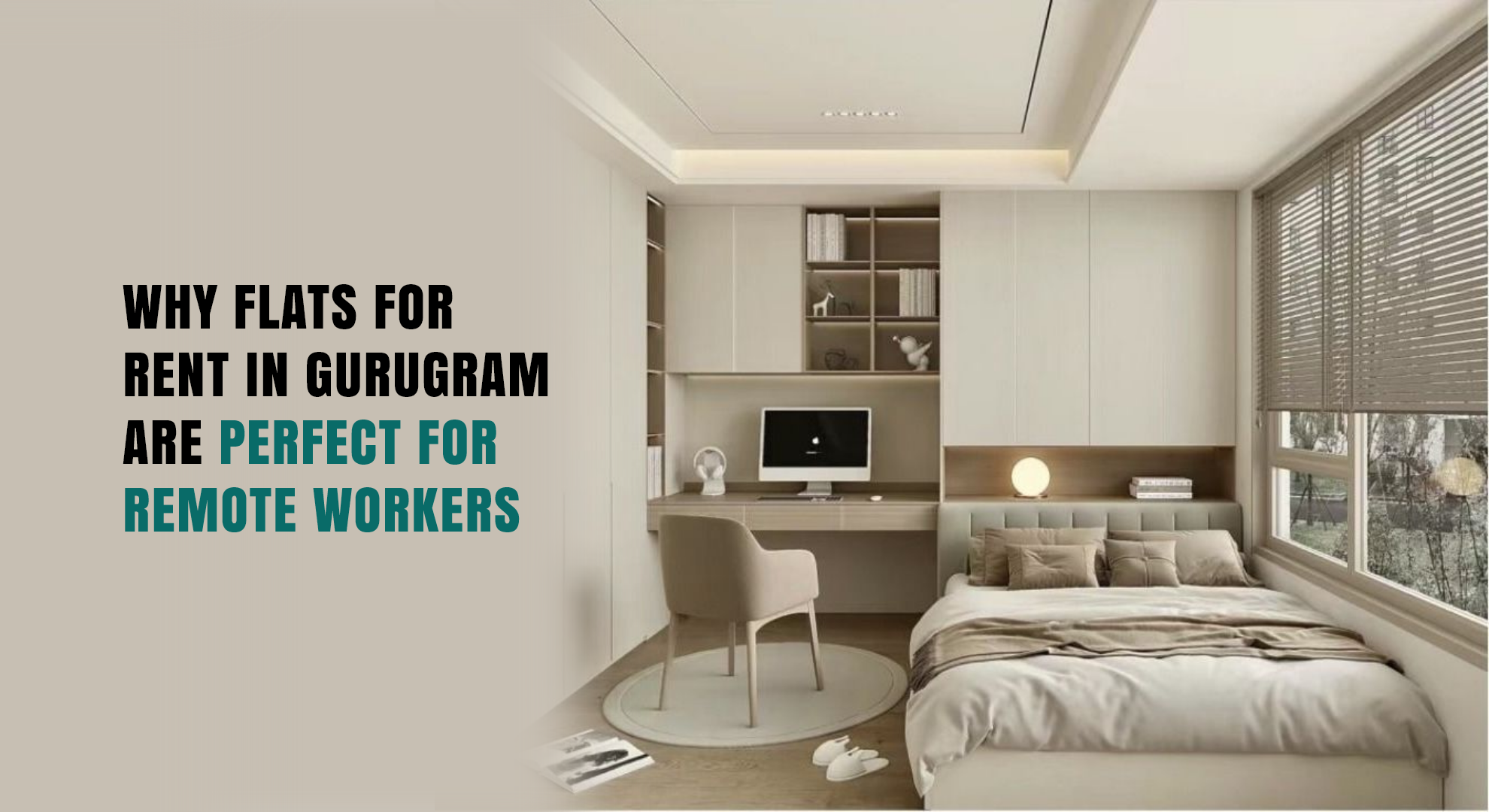 Flats for Rent in Gurugram Are Perfect for Remote Workers