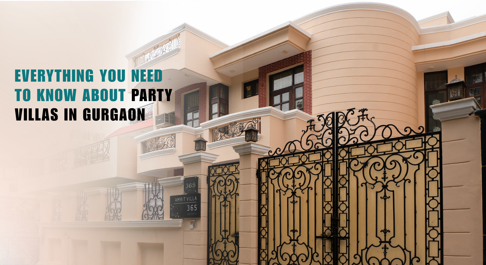 Party Villas in Gurgaon by Amrit Residency