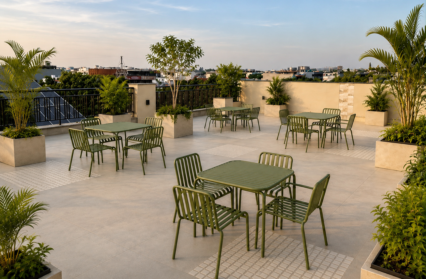 Terrace Image of Co-living Space in Sector 23A Gurgaon