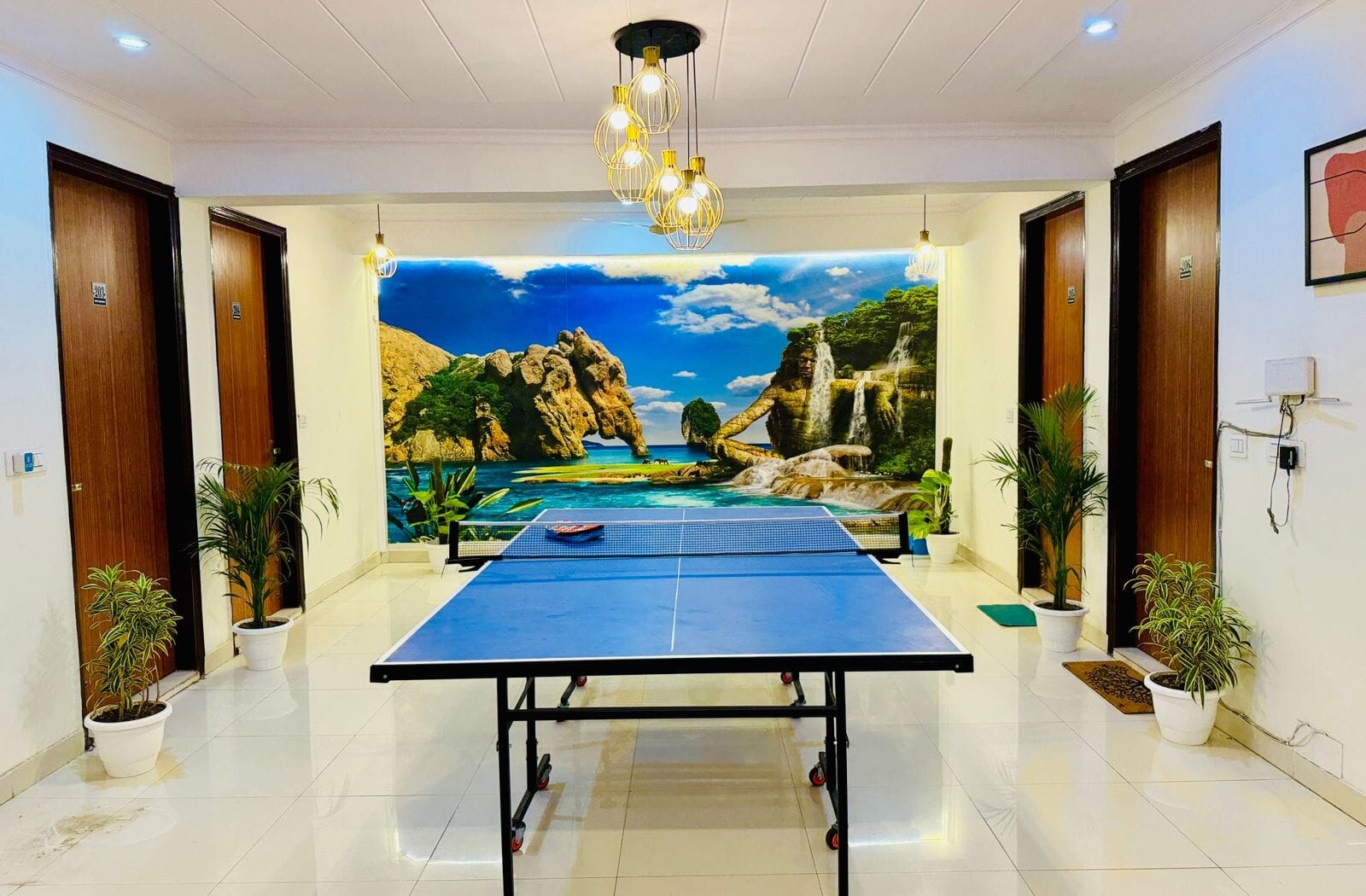 Hall Image with Table Tennis
